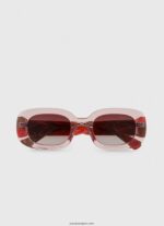mujer gafas de sol rectangulares Pepe Jeans 44JTZ766 rosa - Imagen 2