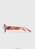 mujer gafas de sol rectangulares Pepe Jeans 44JTZ766 rosa - Imagen 3