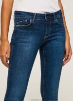 mujer jeans pitillo con tiro medio Pepe Jeans 44JTZ44 mezclilla - Imagen 3
