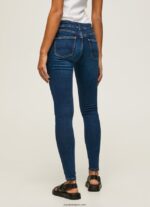 mujer jeans pitillo con tiro medio Pepe Jeans 44JTZ44 mezclilla - Imagen 4