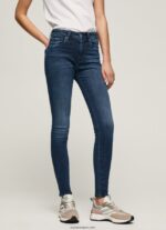 mujer jeans regent de talle alto Pepe Jeans 44JTZ45 mezclilla - Imagen 2