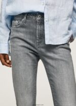 mujer jeans regent de talle alto Pepe Jeans 44JTZ47 mezclilla - Imagen 3