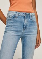 mujer jeans regent de talle alto Pepe Jeans 44JTZ52 mezclilla - Imagen 3