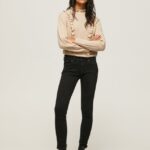mujer jeans soho de corte slim con cintura media Pepe Jeans 44JTZ56 mezclilla