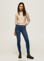 mujer jeans soho de corte slim con cintura media Pepe Jeans 44JTZ57 mezclilla