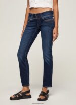 mujer jeans venus de corte regular y tiro bajo Pepe Jeans 44JTZ30 mezclilla - Imagen 2