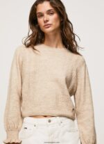 mujer jersey calado con cuello redondo Pepe Jeans 44JTZ244 fuerte - Imagen 3