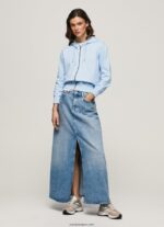 mujer jersey con capucha y cremallera Pepe Jeans 44JTZ270 bahía - Imagen 2