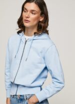 mujer jersey con capucha y cremallera Pepe Jeans 44JTZ270 bahía