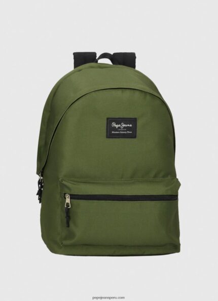 mujer mochila aris de rendimiento con cremallera doble Pepe Jeans 44JTZ753 verde oscuro