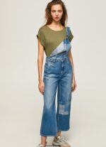 mujer overol de mezclilla de algodón Pepe Jeans 44JTZ98 mezclilla