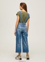 mujer overol de mezclilla de algodón Pepe Jeans 44JTZ98 mezclilla - Imagen 4