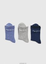 mujer pack de 3 calcetines adelle Pepe Jeans 44JTZ563 Armada
