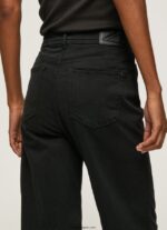 mujer pantalones acampanados de algodón Pepe Jeans 44JTZ313 negro - Imagen 4