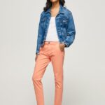 mujer pantalones chinos maura regular Pepe Jeans 44JTZ308 durazno