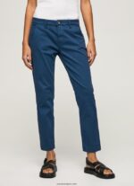 mujer pantalones chinos maura regular Pepe Jeans 44JTZ309 océano - Imagen 2