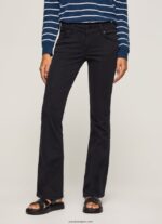 mujer pantalones pitillo acampanados Pepe Jeans 44JTZ294 negro - Imagen 2