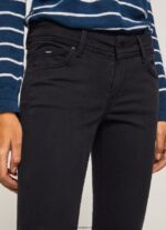 mujer pantalones pitillo acampanados Pepe Jeans 44JTZ294 negro - Imagen 3