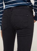 mujer pantalones pitillo acampanados Pepe Jeans 44JTZ294 negro - Imagen 4