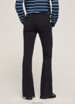 mujer pantalones pitillo acampanados Pepe Jeans 44JTZ294 negro - Imagen 5