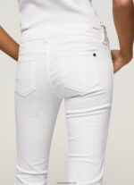 mujer pantalones pitillo acampanados Pepe Jeans 44JTZ310 blanco - Imagen 5