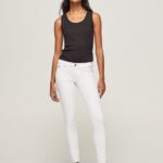 mujer pantalones pitillo clásicos Pepe Jeans 44JTZ299 blanco