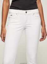 mujer pantalones pitillo clásicos Pepe Jeans 44JTZ299 blanco - Imagen 3