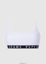 mujer panty clásico con logo estampado Pepe Jeans 44JTZ537 blanco - Imagen 3