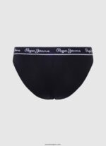 mujer panty clásico con logo estampado Pepe Jeans 44JTZ550 negro - Imagen 2