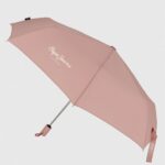 mujer paraguas automatico plegable macy Pepe Jeans 44JTZ788 ceniza rosa