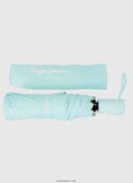 mujer paraguas automatico plegable macy Pepe Jeans 44JTZ789 azul claro - Imagen 3