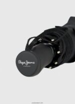 mujer Paraguas automático plegable teo Pepe Jeans 44JTZ787 negro - Imagen 5