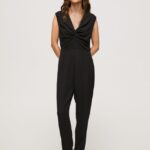 mujer peto largo con detalles anudados Pepe Jeans 44JTZ157 negro