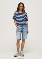 mujer playera con rayas desteñidas Pepe Jeans 44JTZ413 dulwich - Imagen 2