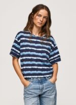 mujer playera con rayas desteñidas Pepe Jeans 44JTZ413 dulwich - Imagen 3