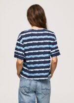 mujer playera con rayas desteñidas Pepe Jeans 44JTZ413 dulwich - Imagen 4