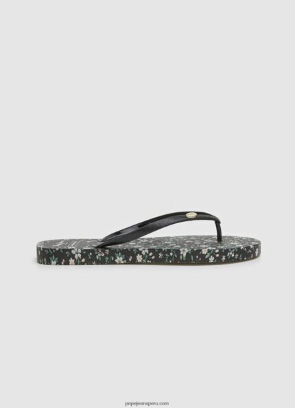mujer rastrillo jardín noche playa chanclas Pepe Jeans 44JTZ701 negro