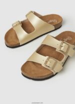 mujer sandalias anatómicas oban claic Pepe Jeans 44JTZ674 dorado - Imagen 3
