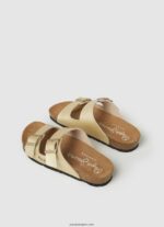 mujer sandalias anatómicas oban claic Pepe Jeans 44JTZ674 dorado - Imagen 4