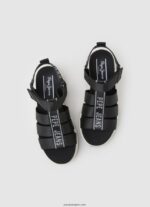 mujer sandalias de punto venus trek Pepe Jeans 44JTZ686 negro - Imagen 2
