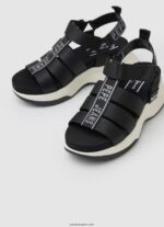 mujer sandalias de punto venus trek Pepe Jeans 44JTZ686 negro - Imagen 3