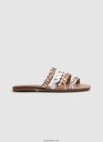 mujer sandalias irma multitiras de piel Pepe Jeans 44JTZ662 desnudo