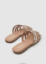 mujer sandalias irma multitiras de piel Pepe Jeans 44JTZ662 desnudo - Imagen 4