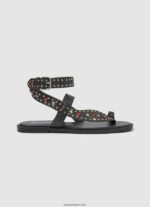 mujer sandalias irma multitiras de piel Pepe Jeans 44JTZ663 negro - Imagen 5