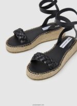 mujer sandalias kate con cuña trenzada Pepe Jeans 44JTZ676 negro - Imagen 3