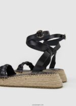 mujer sandalias kate con cuña trenzada Pepe Jeans 44JTZ676 negro - Imagen 4
