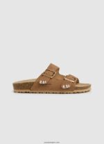 mujer sandalias oban etnicas de piel Pepe Jeans 44JTZ673 tabaco