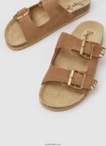 mujer sandalias oban etnicas de piel Pepe Jeans 44JTZ673 tabaco - Imagen 3