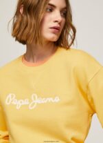 mujer suéter con logo estampado Pepe Jeans 44JTZ273 brillar - Imagen 3