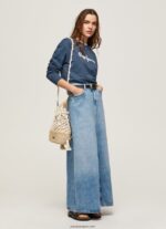 mujer suéter con logo estampado Pepe Jeans 44JTZ276 dulwich - Imagen 2